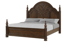 Load image into Gallery viewer, Tuscany - Queen Panel Bed - Warm Mahogany
