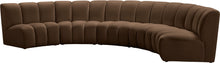 Load image into Gallery viewer, Infinity - 5 Piece Velvet Modular Sectional
