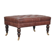 Load image into Gallery viewer, Buffalo - Ottoman With Castor Legs
