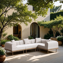 Load image into Gallery viewer, Laguna - 4 Piece 106.5" Upholstered Outdoor Patio Modular Sectional
