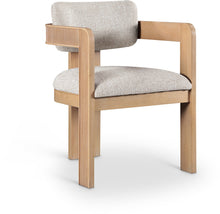Load image into Gallery viewer, Sacha - Linen Dining Chair With Natural Base (Set of 2)

