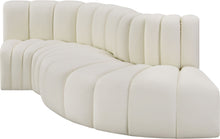 Load image into Gallery viewer, Arc - Faux Leather 4 Piece L-Shaped Modular Sofa
