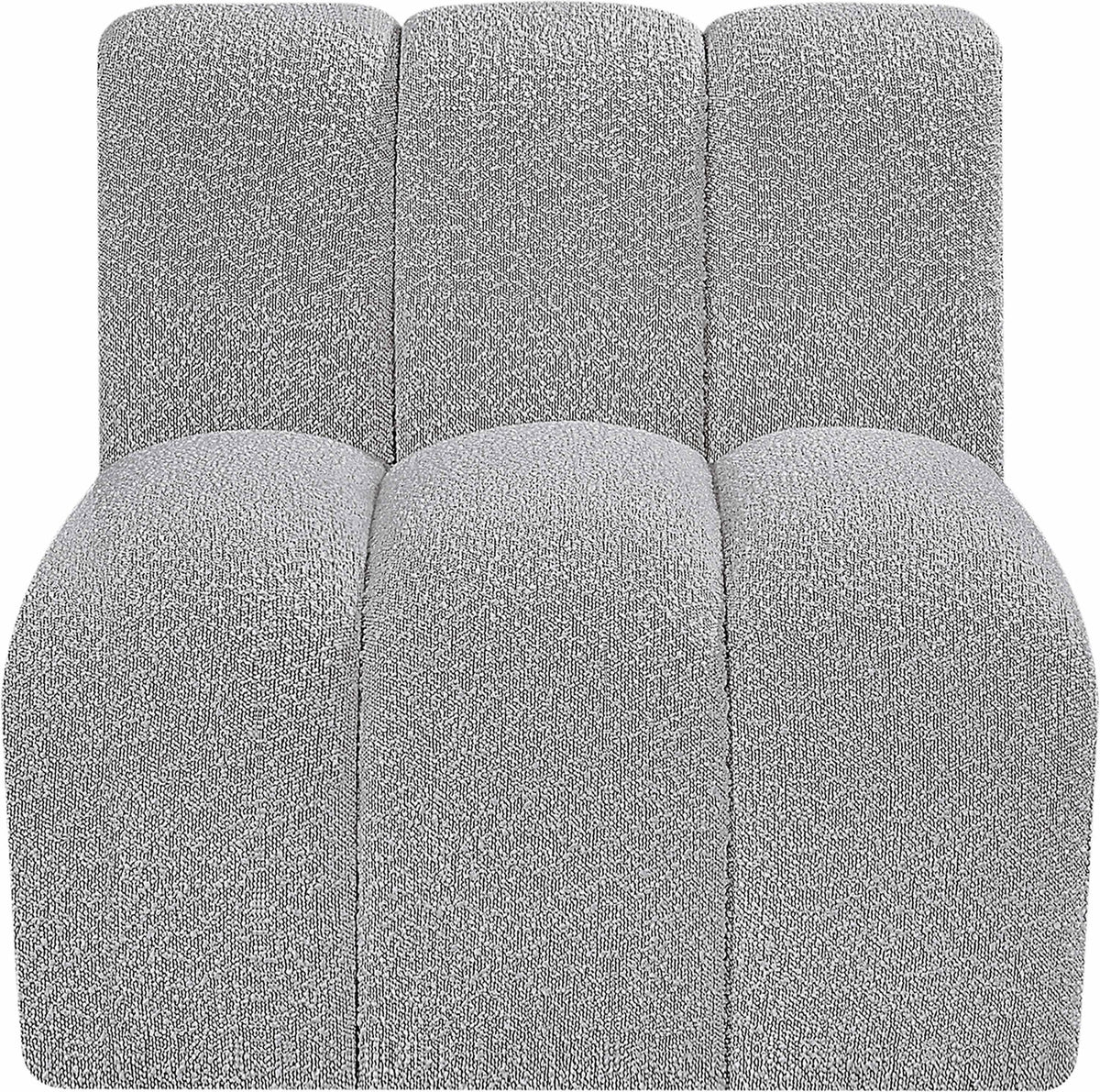 Arc - Boucle Fabric Straight Chair