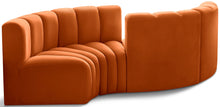 Load image into Gallery viewer, Arc - Velvet 4 Piece Curved Modular Sofa
