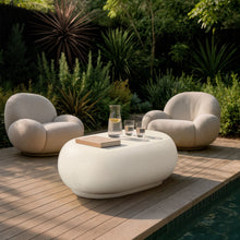 Load image into Gallery viewer, Pebble - Concrete And Fiberglass Coffee Table
