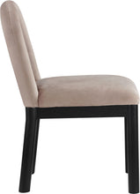 Load image into Gallery viewer, Conrad - Velvet Dining Chair With Black Legs
