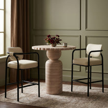 Load image into Gallery viewer, Serava - Vegan Leather Upholstered Bar Stool
