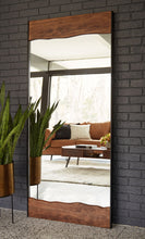 Load image into Gallery viewer, Panchali - Floor Mirror - Brown / Black
