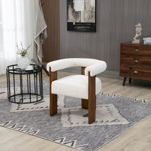 Load image into Gallery viewer, Barrel - Dining Chair - Dark Brown / Cream
