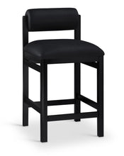 Load image into Gallery viewer, Roundhill - Faux Leather Counter Stool - Black Frame
