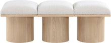Load image into Gallery viewer, Pavilion - 3 Piece Modular Bench With Natural Base
