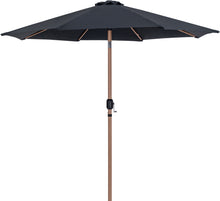 Load image into Gallery viewer, Fiji - Aluminum Patio Umbrella With Round White And Teak Base
