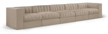 Load image into Gallery viewer, Rummi - Velvet Performance Fabric Upholstered 5 Piece Modular Sofa
