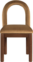 Load image into Gallery viewer, Conrad - Velvet Dining Chair With Brown Legs
