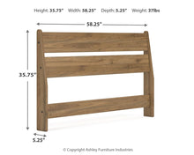 Load image into Gallery viewer, Deanlow - Full Panel Headboard - Honey
