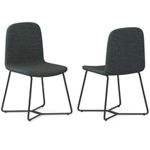 Load image into Gallery viewer, Wilcox - Dining Chair (Set of 2) - Charcoal Gray
