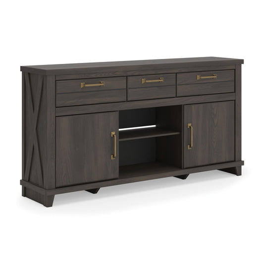 Brazen Valley - TV Stand With Fireplace Option - Ego Home Furniture