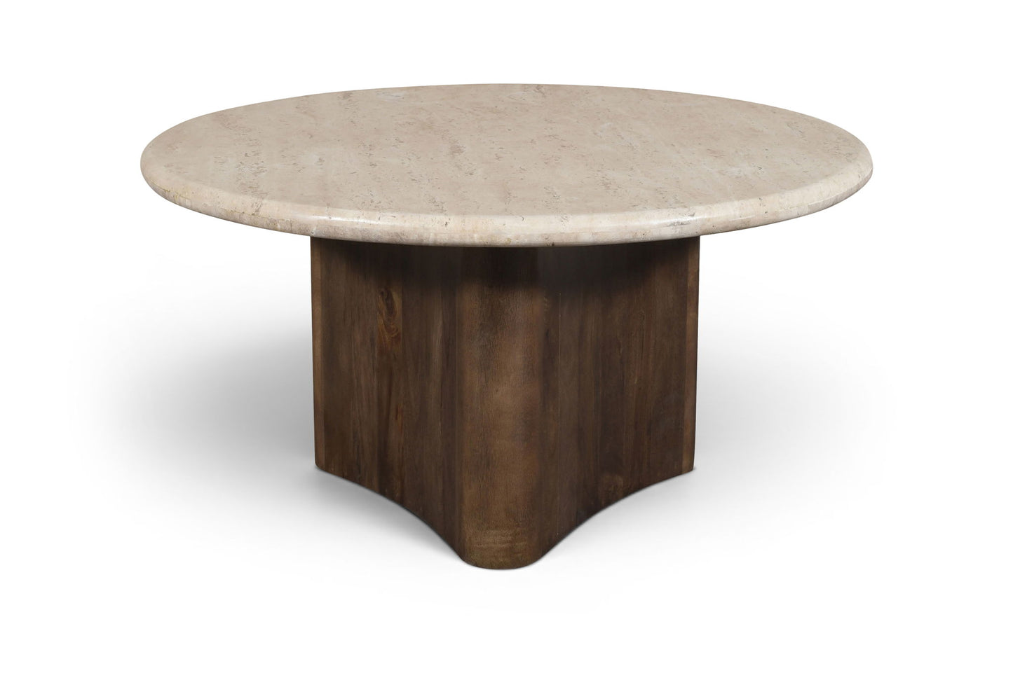 Pietra - Travertine And Mango Wood Table