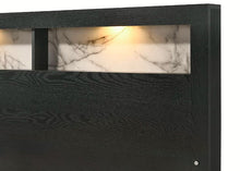 Load image into Gallery viewer, Crown Mark Furniture Cadence Queen Panel Bed in Black
