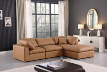 Load image into Gallery viewer, Comfy - 4 Piece Faux Leather Modular Sectional With Chaise
