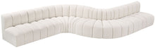 Load image into Gallery viewer, Arc - Boucle Fabric 8 Piece Curved Modular Sofa
