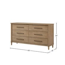 Load image into Gallery viewer, Panel Bedroom Set With 3 Drawer Nightstand, Casual Dresser, Cane Mirror, 3 Drawer Cane Front Chest And Bench
