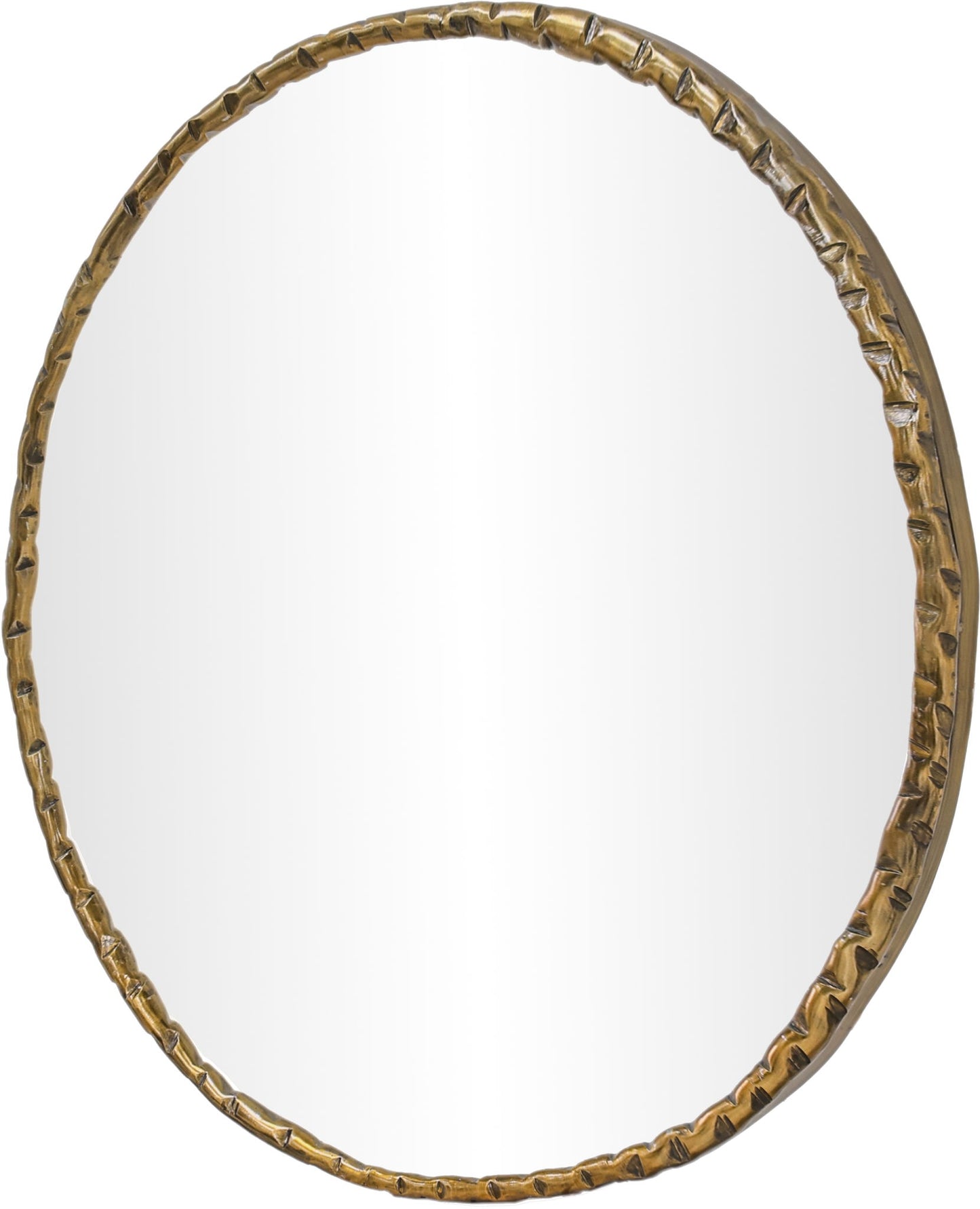 Hammer - Round Iron Mirror