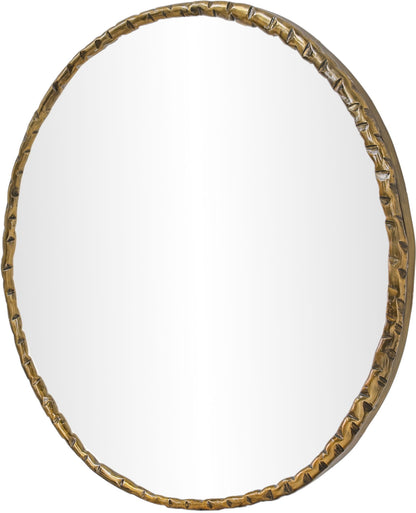 Hammer - Round Iron Mirror