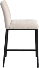 Load image into Gallery viewer, Reeves - Chenille Fabric Upholstered Counter Stool (Set of 2) - Black Base
