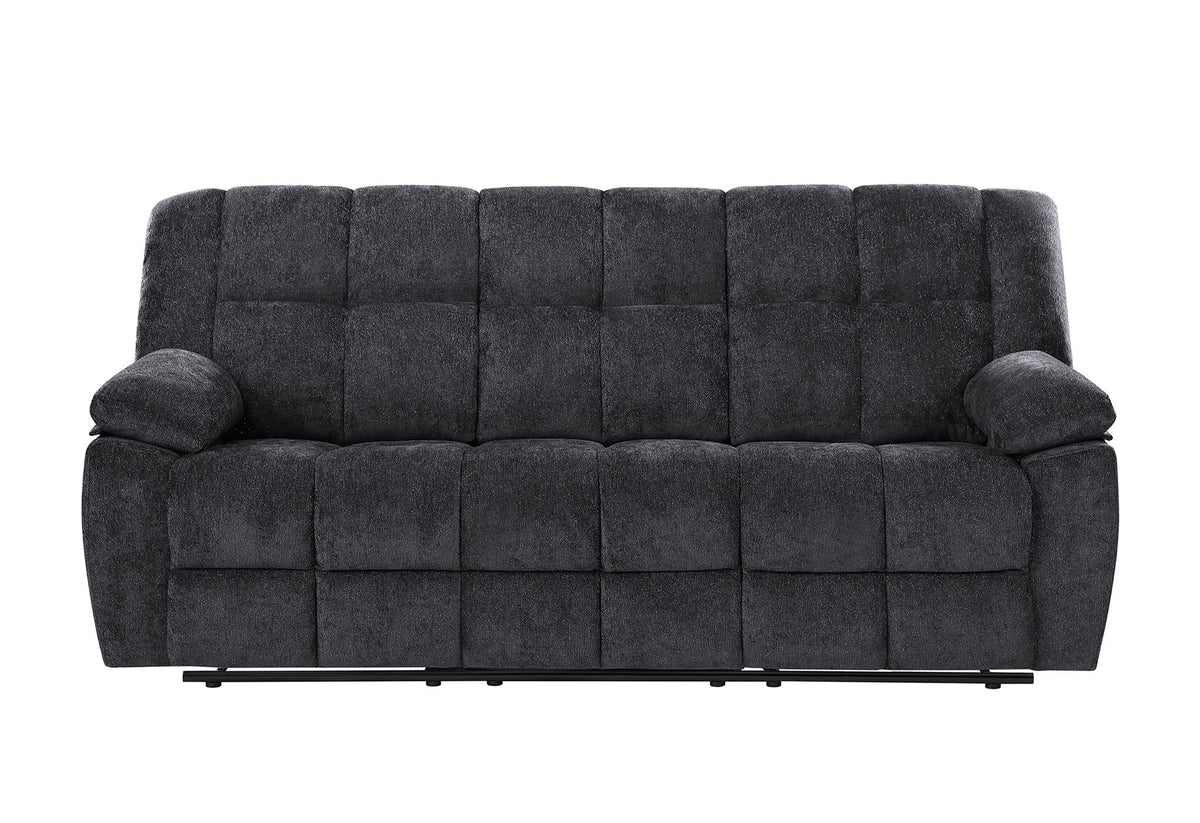 U6000 - Reclining Sofa - Black