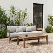 Load image into Gallery viewer, Newport - Water Resistant Fabric 86.75" Upholstered Outdoor Patio Sofa
