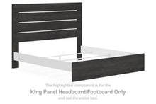 Load image into Gallery viewer, Hollivern - King Panel Headboard/Footboard - Dark Gray
