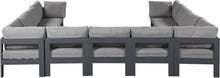 Load image into Gallery viewer, Nizuc - Outdoor Patio 11 Piece Modular Sectional With Gray Frame
