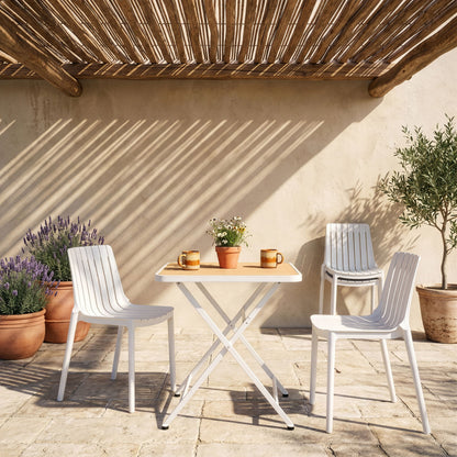 Marilla - Polypropylene Outdoor Patio Dining Chair (Set of 4)