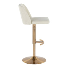 Load image into Gallery viewer, Toriano - Contemporary Adjustable Barstool Swivel With Rounded T Footrest (Set of 2)
