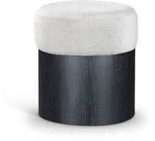 Load image into Gallery viewer, Nimes - Ottoman / Stool With Black Base

