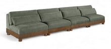 Load image into Gallery viewer, Turin - Chenille Fabric Upholstered Modular Sectional - Green
