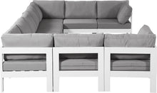 Load image into Gallery viewer, Nizuc - Outdoor Patio 9 Piece Modular Sectional With White Frame
