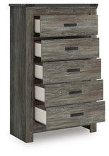 Load image into Gallery viewer, Frandern - Five Drawer Chest - Gray

