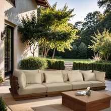 Load image into Gallery viewer, Mirella - 4 Piece Water Resistant Fabric Outdoor Patio Modular Sectional
