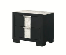 Load image into Gallery viewer, Crown Mark Furniture Rangley 2 Drawer Nightstand in Black image
