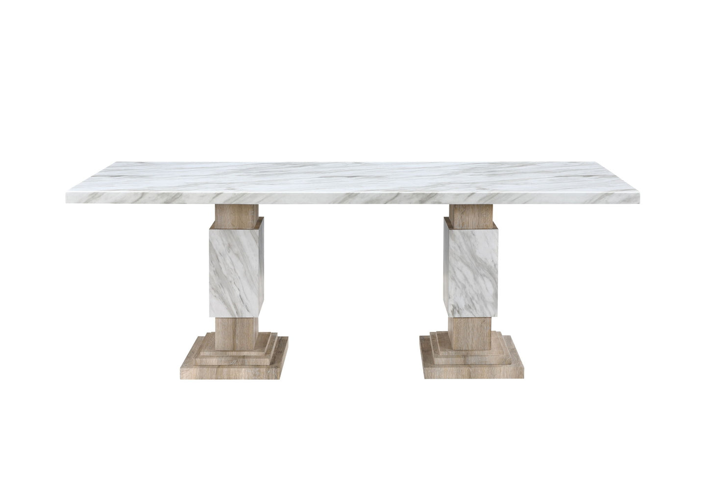 D12DT - Faux Marble Dining Table Top - Natural
