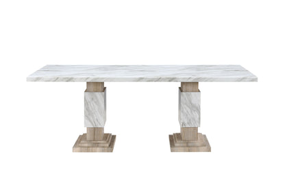 D12DT - Faux Marble Dining Table Top - Natural
