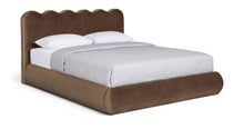 Load image into Gallery viewer, Tempo - Velvet Upholstered Bed
