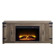 Load image into Gallery viewer, Tobias - Fireplace - Oak / Rustic
