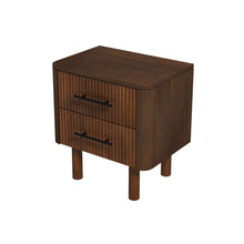 Load image into Gallery viewer, Logan - Nightsd Bed Side Tables With 2 Drawers - Brown

