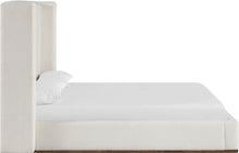 Load image into Gallery viewer, Solange - Linen Textured Fabric Upholstered Bed
