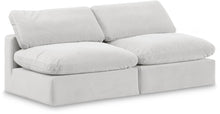 Load image into Gallery viewer, Comfy - Velvet Modular Armless Sofa 2 Seats
