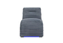 Load image into Gallery viewer, Dominic - Chaise With LED And USB - Gray
