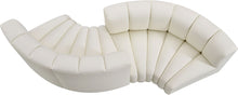 Load image into Gallery viewer, Arc - Faux Leather 4 Piece Curved Modular Sofa
